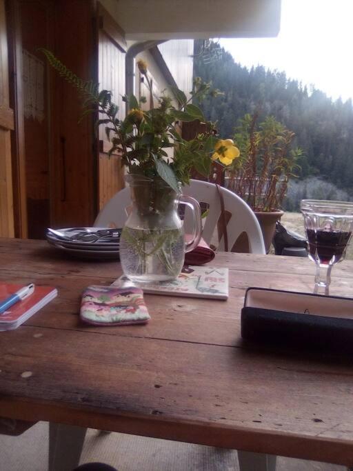 L'Appartement Les Bossons En Lisiere De Foret Dans Le Chalet Genepi Arêches Dış mekan fotoğraf